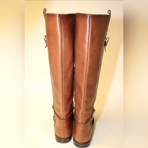 Coach Mulan Designer Tall Brown Leather Knee High Riding Boots Womens 9 B 40 - Picture 5 of 7